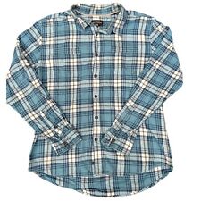 Camisa masculina Quiksilver Waterman xadrez flanela manga longa com botões tamanho XL comprar usado  Enviando para Brazil