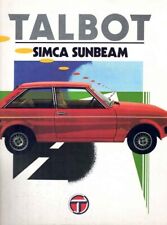 Catalogue brochure talbot d'occasion  Palaiseau