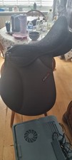 Saddle wide black for sale  WARRINGTON