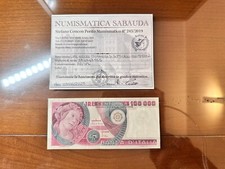Repubblica lire 100000 usato  Rivoli