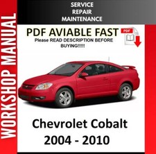 Usado, MANUAL DE OFICINA DE REPARO DE SERVIÇO CHEVROLET COBALT 2004 2005 2006 2007 2008 2009 comprar usado  Enviando para Brazil