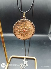Gold tone round for sale  LONDON