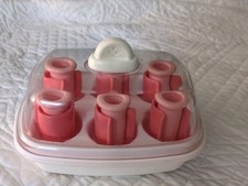 Rolos de cabelo rosa vintage Little Tikes salão de beleza vaidade, usado comprar usado  Enviando para Brazil