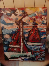 Peinture huile toile d'occasion  Toulon-