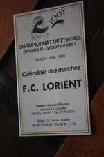 Dépliant calendrier lorient d'occasion  Jujurieux