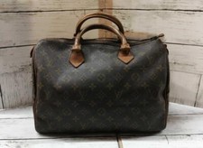 Bolsa Louis Vuitton monograma Speedy 30 Boston M41108 marrom dourada #3, usado comprar usado  Enviando para Brazil
