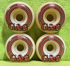Rodas de skate G&S anos 90 56MM 98A natural Dbl cônico raro comprar usado  Enviando para Brazil