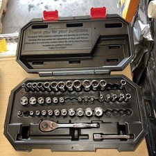 Husky 1/4 pol. Conjunto de ferramentas de mecânica de acionamento (40 peças), usado comprar usado  Enviando para Brazil