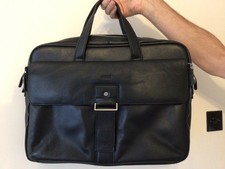 Black leather laptop for sale  GERRARDS CROSS