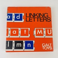 Brinquedos vintage GALT letras de ligação alfabeto letras de madeira fabricante de palavras 40 peças comprar usado  Enviando para Brazil