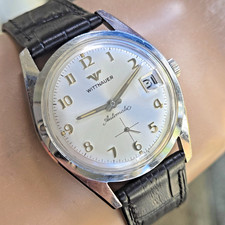 Vintage Wittnauer Geneve relógio automático masculino Ref.7001 C11KA suíço década de 1960, usado comprar usado  Enviando para Brazil