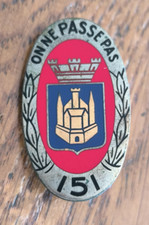 Insigne 151 régiment d'occasion  Saint-Pierre-d'Oléron