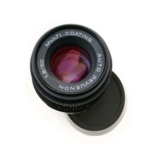 Vintage Czarny MC Revuenon (Pentacon) auto 1,8/50mm M42 mount Portrait bokeh obiektyw na sprzedaż  PL