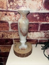 Onyx marble candlestick for sale  HEYWOOD