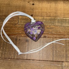 Glass hanging heart for sale  MARGATE