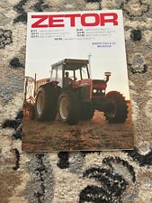Zetor 8111 10111 12111 8145 10145 12145 Broszura ciągnika FCCA24 na sprzedaż  Wysyłka do Poland