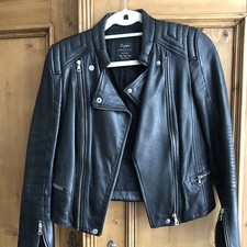 Zara leather jacket for sale  ST. ALBANS