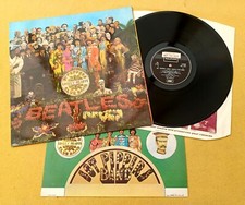 BEATLES " SGT PEPPER " SUPER UK SAMPLE STICKERED 1 BOX EMI PRESS + INSERT comprar usado  Enviando para Brazil