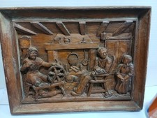 Antique carved wood for sale  DUNFERMLINE