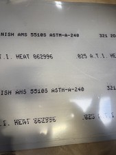 321 stainless steel for sale  Huntington Beach