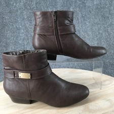 Botas femininas Laura Ashley 8,5 M Tempo 8,5 M tornozelo couro sintético marrom comprar usado  Enviando para Brazil