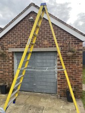 Werner fibreglass stepladder for sale  MACCLESFIELD