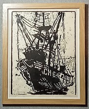 Stan dobbin woodcut for sale  NOTTINGHAM