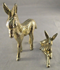 Silver plated donkey for sale  STAFFORD