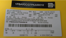 Usado, Placa de vinil ou adesivo Ford (Fomoco) (CONJUNTO) comprar usado  Enviando para Brazil