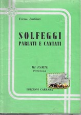 Fermo barbieri solfeggi usato  Torino