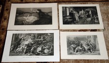 Lote de 15 impresiones antiguas vintage - grabados, litografías, fotograbados segunda mano  Embacar hacia Mexico