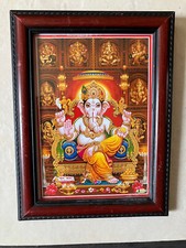 Framed picture hindu for sale  BOLTON