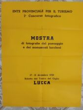 Manifesto mostra fotografica usato  Lucca
