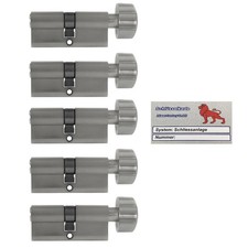5X Cilindro Knauf 60Mm 30/30 +10 Chiavi Con Chiave Carta comprar usado  Enviando para Brazil