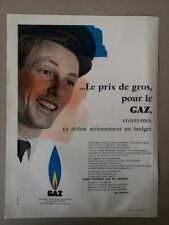 1961 advertisement gaz d'occasion  Expédié en Belgium