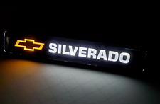Emblema de luz de grade com logotipo LED Silverado para frente de caminhão emblema com nome iluminado comprar usado  Enviando para Brazil
