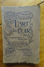 Broquelet art cuir d'occasion  Brioude