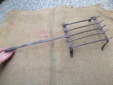 Antiguidade Vintage Grill Churrasco Grelha Antigo Ferro Forjado Mão BLACKSMITH comprar usado  Enviando para Brazil