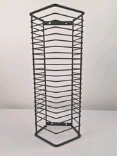 CD de metal preto com 22 slots suporte de parede suporte livre, usado comprar usado  Enviando para Brazil