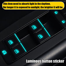 Adesivo para interruptor de janela de porta de carro adesivo luminoso azul acessórios de segurança noturna comprar usado  Enviando para Brazil