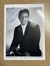 Johnny mathis autographed for sale  Haines City