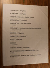 Patrick watson setlist for sale  Spring Hill