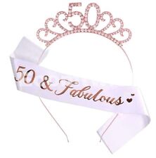 50th birthday sash for sale  HALESOWEN