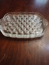 Bandeja de chá prato de lanche de vidro transparente 3 MCM com conjunto para servir xícara decoração de bar comprar usado  Enviando para Brazil