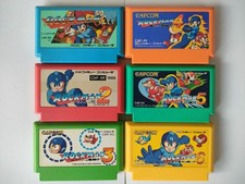 CAPCOM Megaman Rockman 1 2 3 4 5 6 conjunto Nintendo Famicom LIMPO E TESTADO Funciona comprar usado  Enviando para Brazil