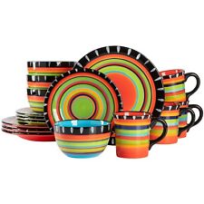 Conjunto de louça Gibson Elite Feliz Mesa 16 peças pintadas à mão comprar usado  Enviando para Brazil