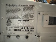 Magnum energy ms2012 for sale  Jessup