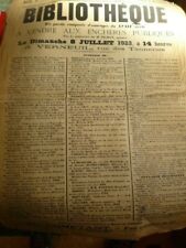 Juillet 1923 verneuil d'occasion  Auch