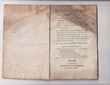 Novembre 1788. dénonciation. d'occasion  Bergerac