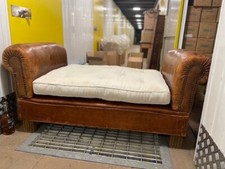 Handsome antique leather for sale  LONDON